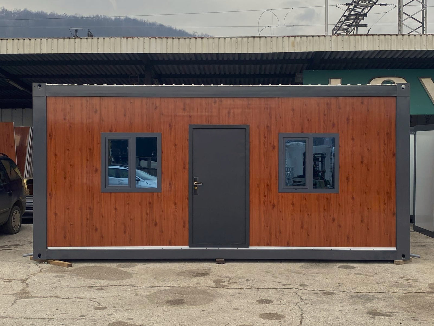 Kontejner 600x300cm Imitacija drveta